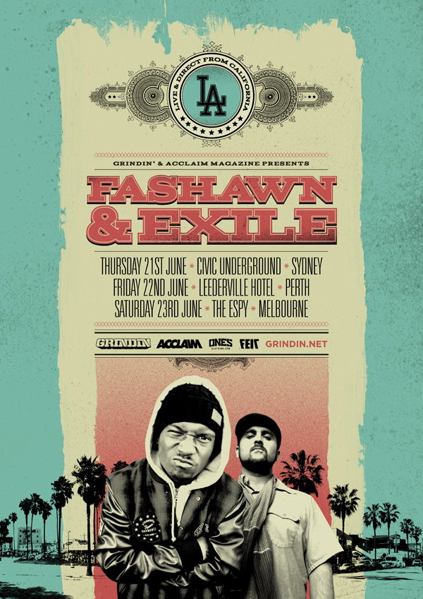 Fashawn & Exile To Play Australian Tour Fashawn & Exile To Play Australian Tour