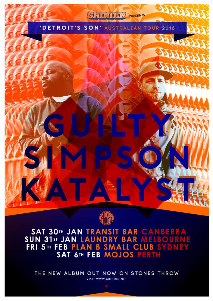 GUILTY SIMPSON & KATALYST “DETROIT’S SON” AUSTRALIA ALBUM LAUNCH TOUR