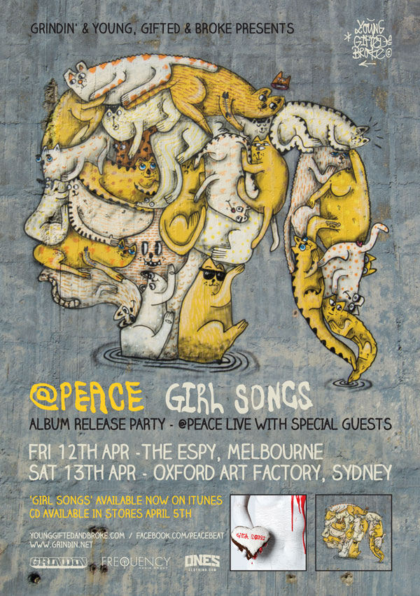 @PEACE “GIRLS SONGS” AUSTRALIA ALBUM LAUNCH TOUR