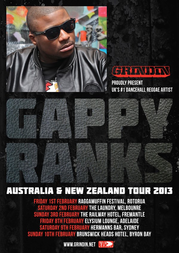 GAPPY RANKS AUSTRALIA / NEW ZEALAND TOUR