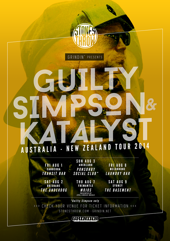 GUILTY SIMPSON & KATALYST AUSTRALIA / NEW ZEALAND TOUR