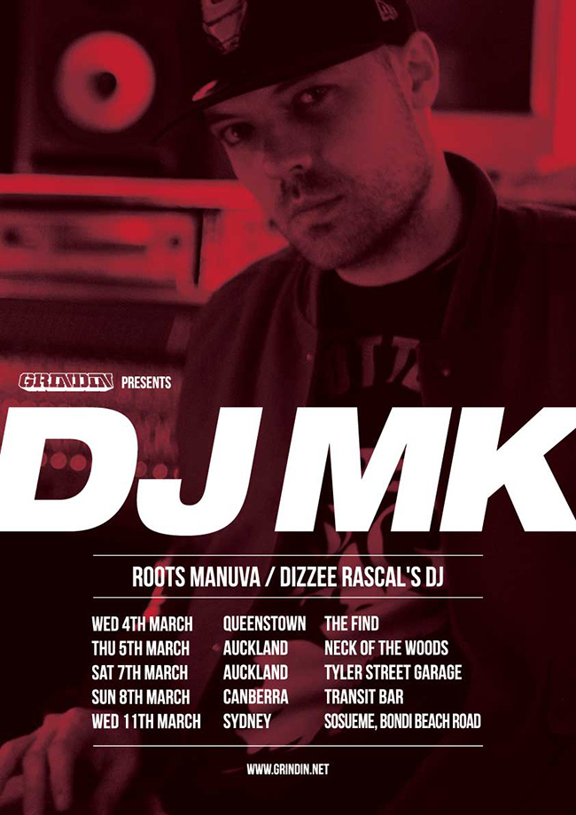 DJ MK AUSTRALIA / NEW ZEALAND TOUR