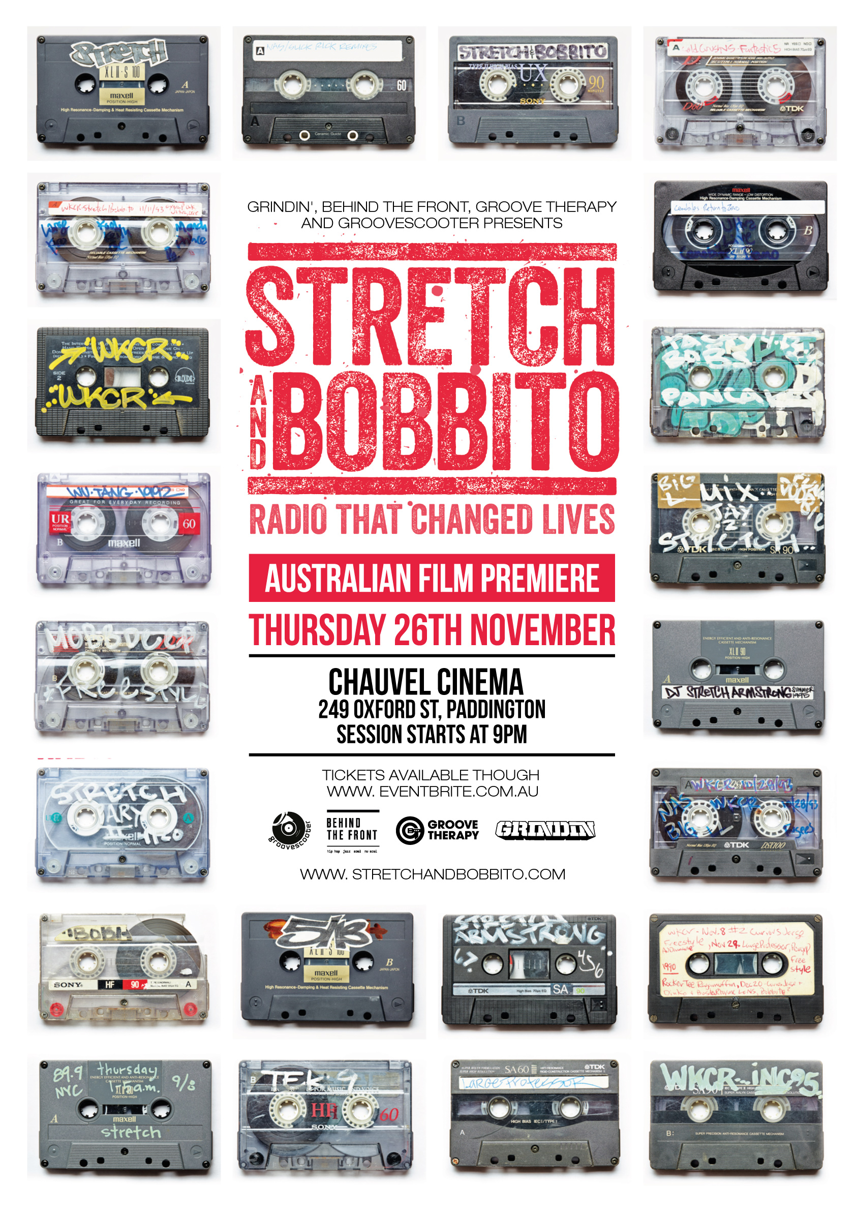 STRETCH AND BOBBITO “RADIO THAT CHANGED LIVES” AUSTRALIAN FILM PREMIERE
