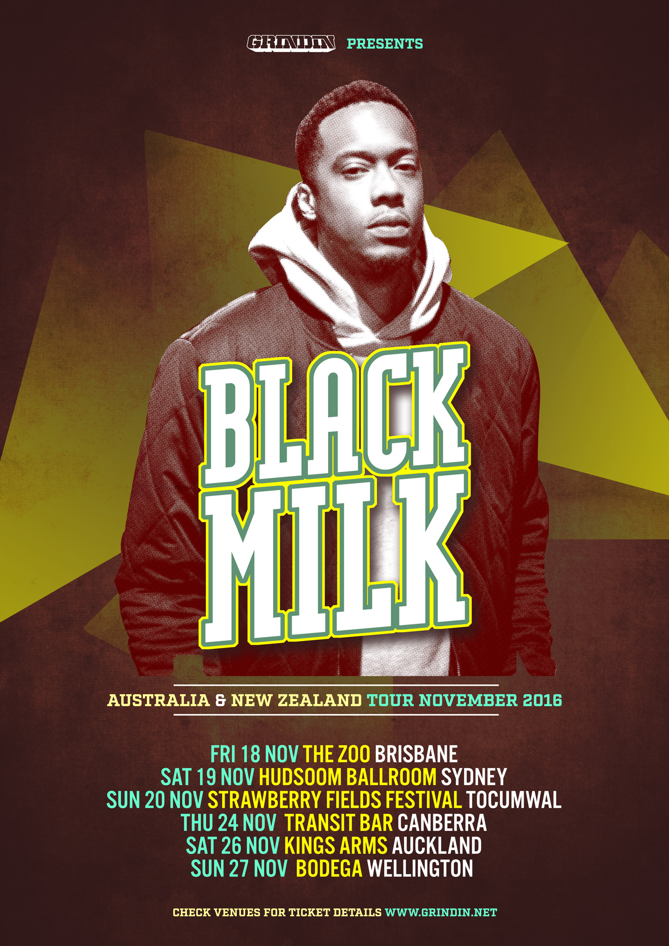 BLACK MILK AUSTRALIA / NEW ZEALAND TOUR