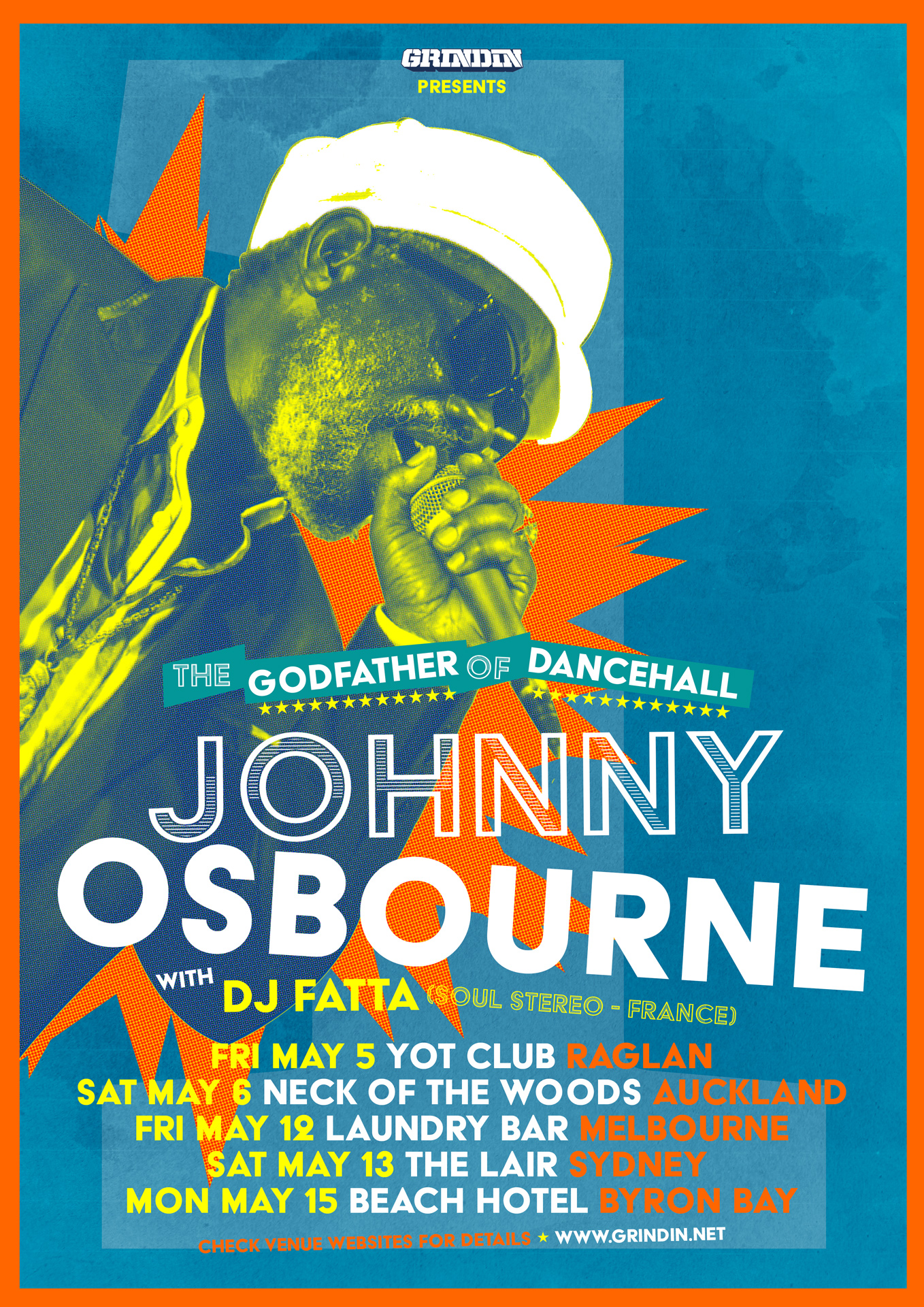 JOHNNY OSBOURNE AUSTRALIA / NEW ZEALAND TOUR