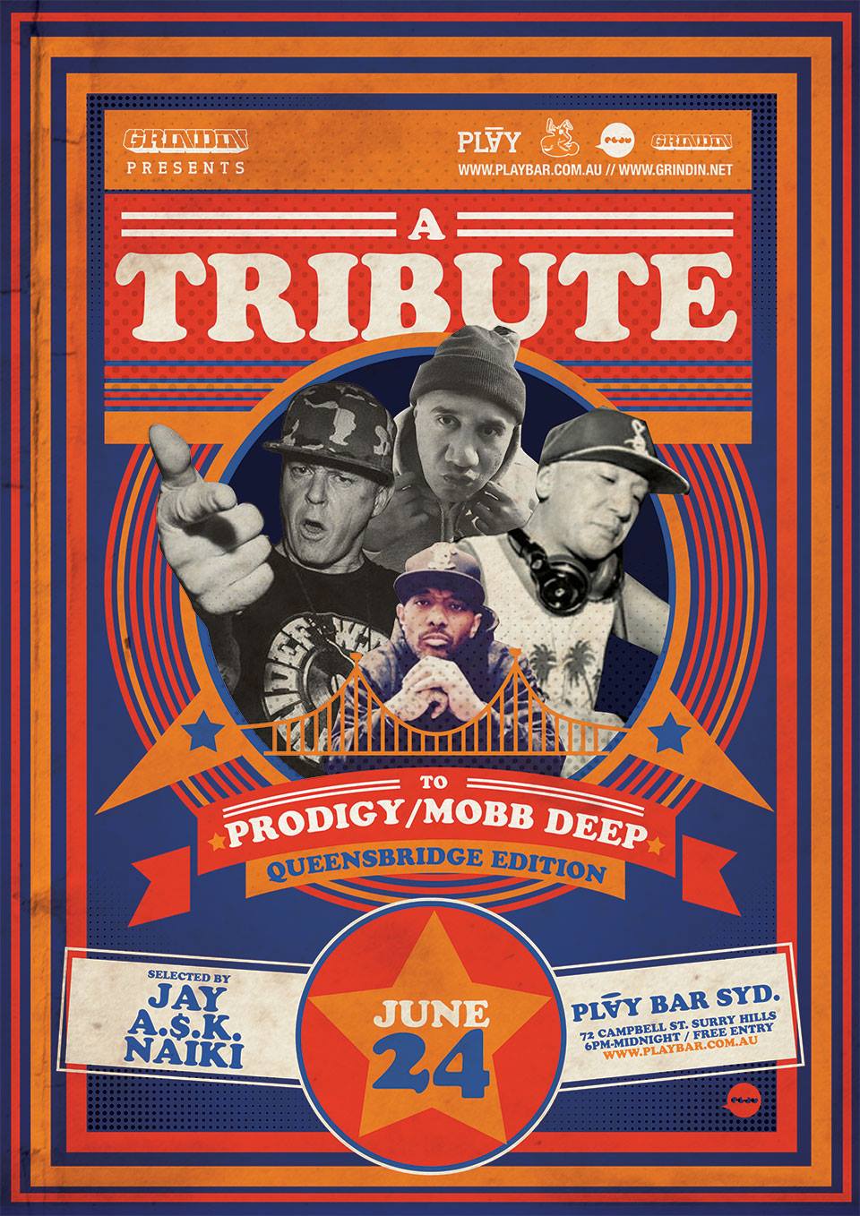 A TRIBUTE TO PRODIGY & MOBB DEEP – QUEENSBRIDGE EDITION @ PLAY BAR, SYDNEY